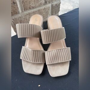 Altar’d State Slip On Block Heel Sandal